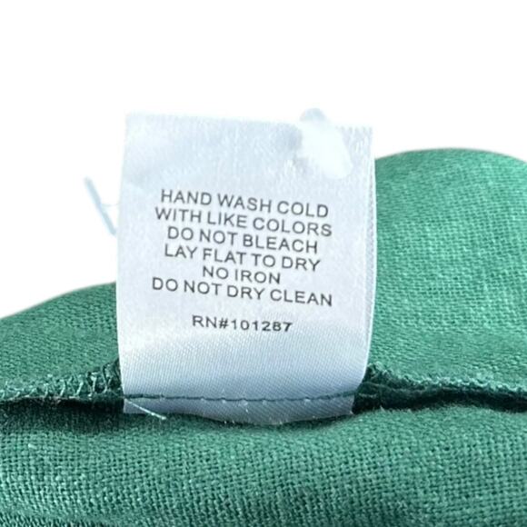 ALEXIA ADMOR Collette Asymmetrical Button Down Belted Linen Midi Dress Size 6 - Picture 5 of 8